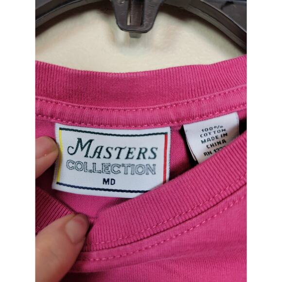 Master's Collection Pink T-shirt Childs Size Medium ANGC Augusta National - Picture 3 of 6